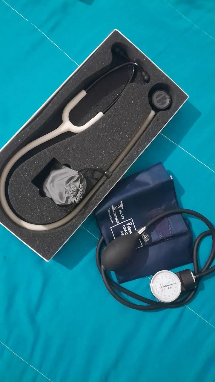 Kit Estestoscipio + Esfigmomanômetro 