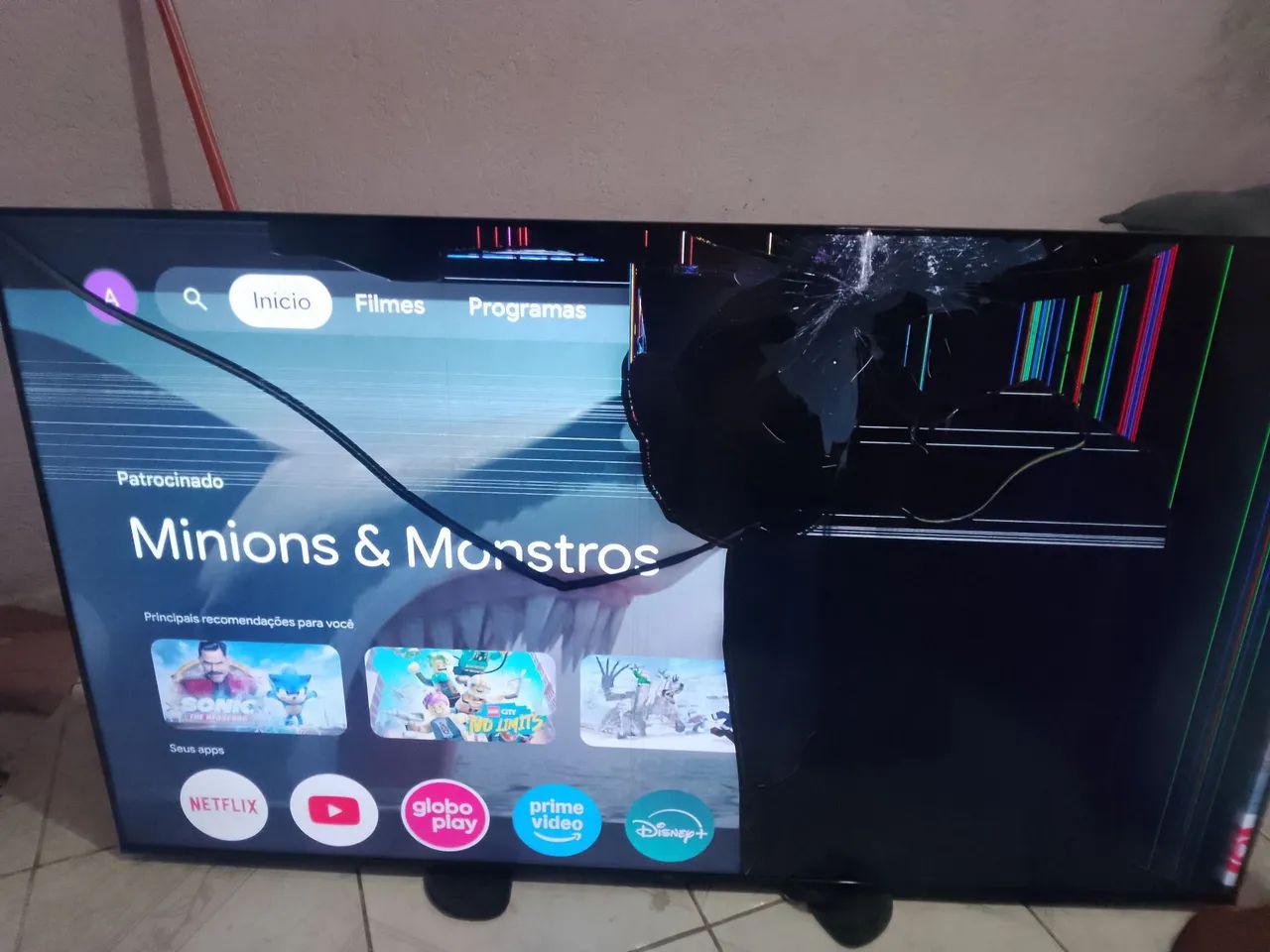 Tv 65 polegadas para retirada de peças. Tenho nota fiscal - Foto 2