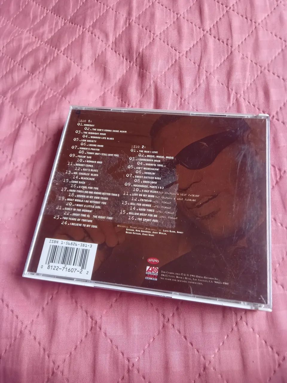 Box CD duplo importado Ray Charles Blues + Jazz - Foto 2