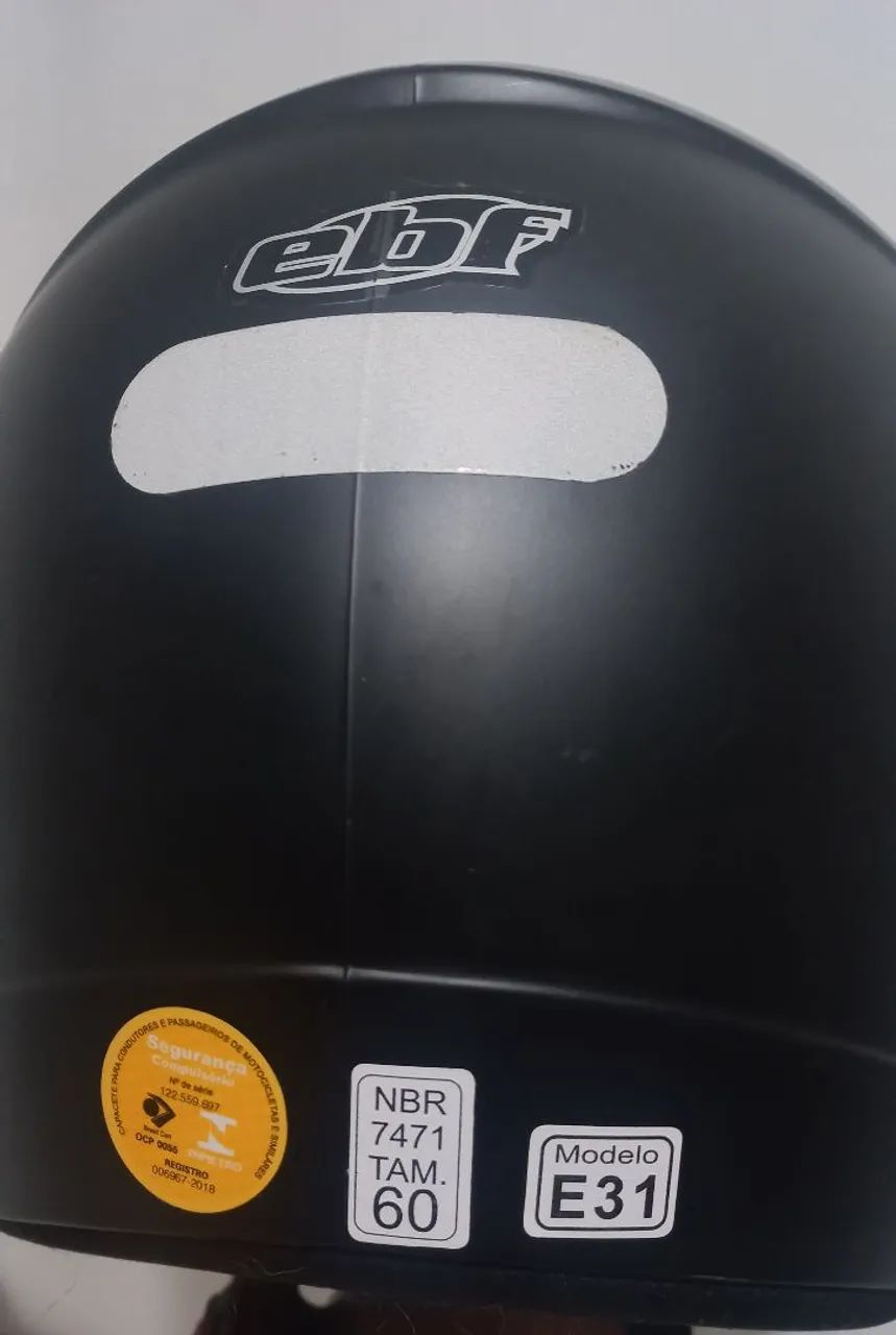 Capacete EBF E31 Novo Nunca usado  - Foto 3
