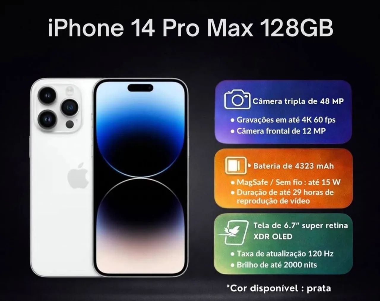 Aphone 14 pro Max 128GB - Celulares e Smartphones - Matriz de
