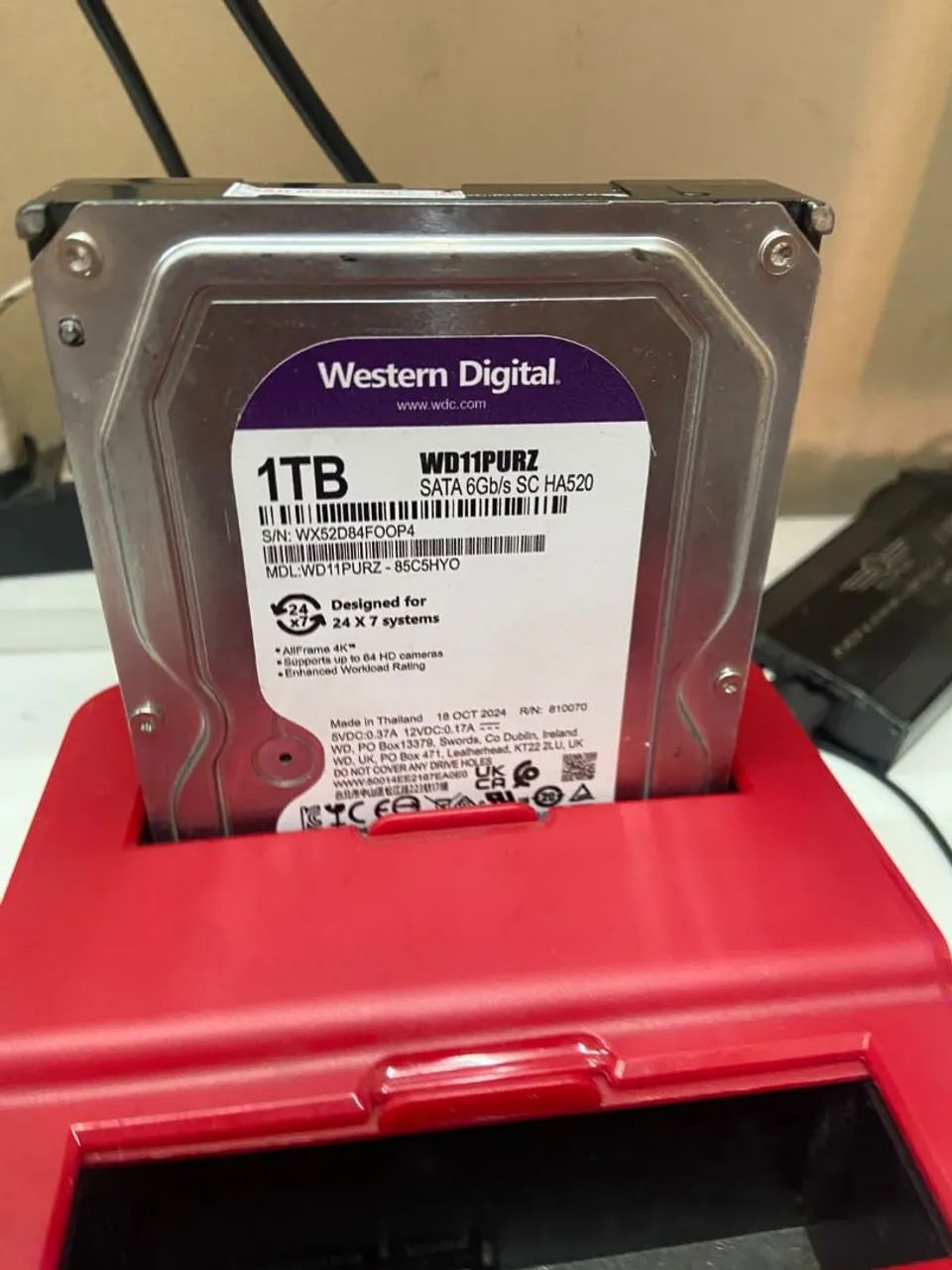 Hd 1TB WD PURPLE  - Foto 3