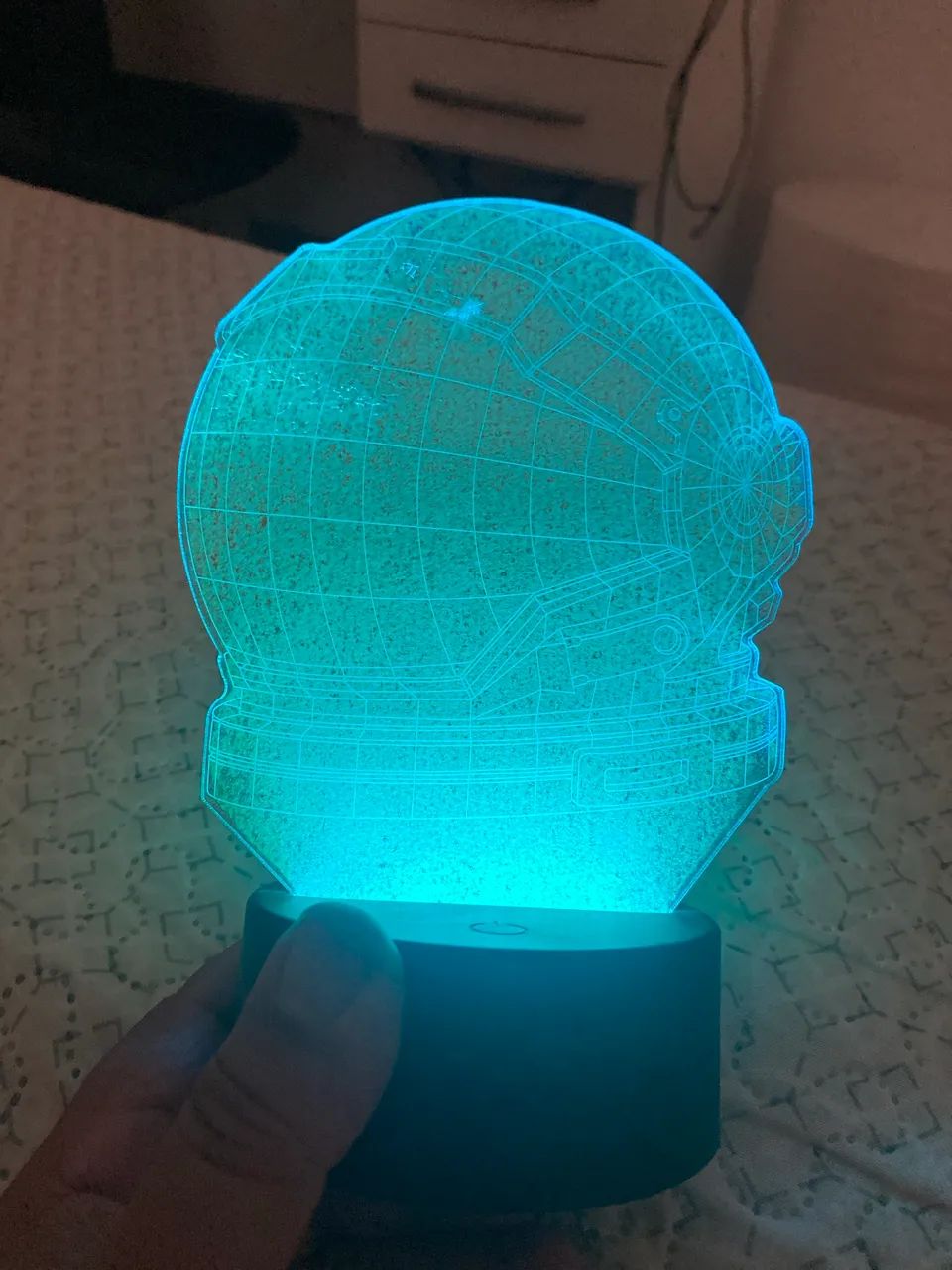 Luminária de ilusão 3D USB  - Foto 3