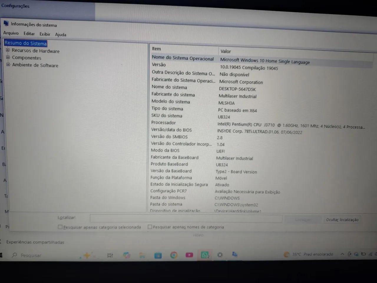 Notebook 128GB memória e 4GB RAM - Foto 2