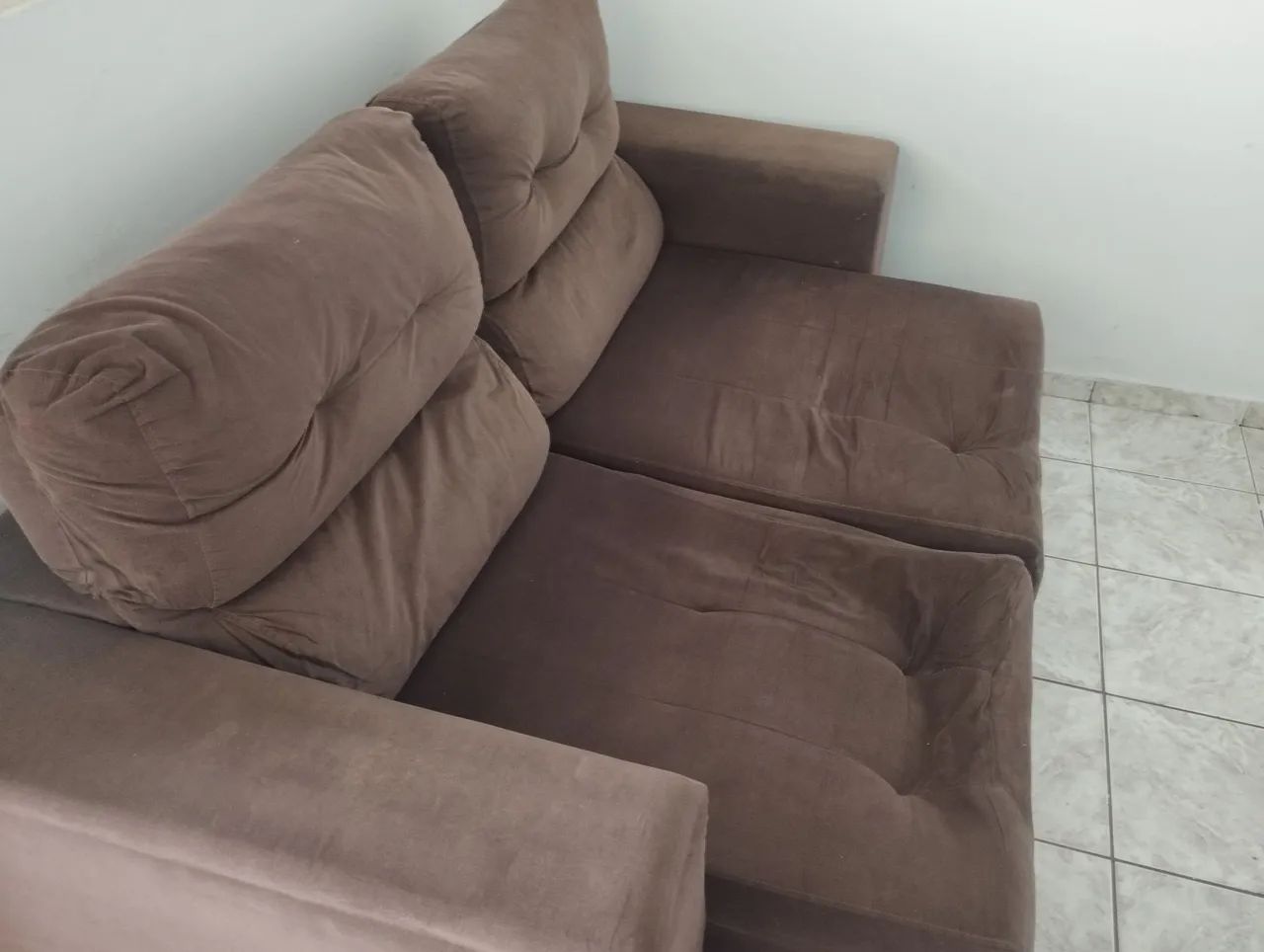 Sofá cama com avarias ( bom para reformar) - Foto 3