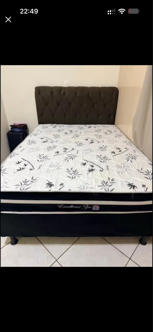 Cama box casal em perfeito estado  - Foto 2