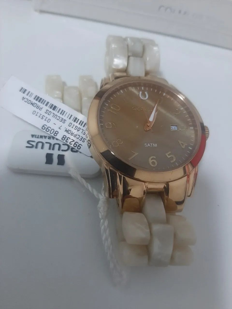 Relógio Feminino Seculus Rose Original, a prova d'água 5ATM - Foto 2
