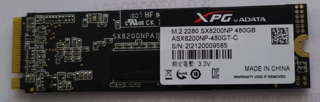 SSD XPG ADATA 480GB, interno