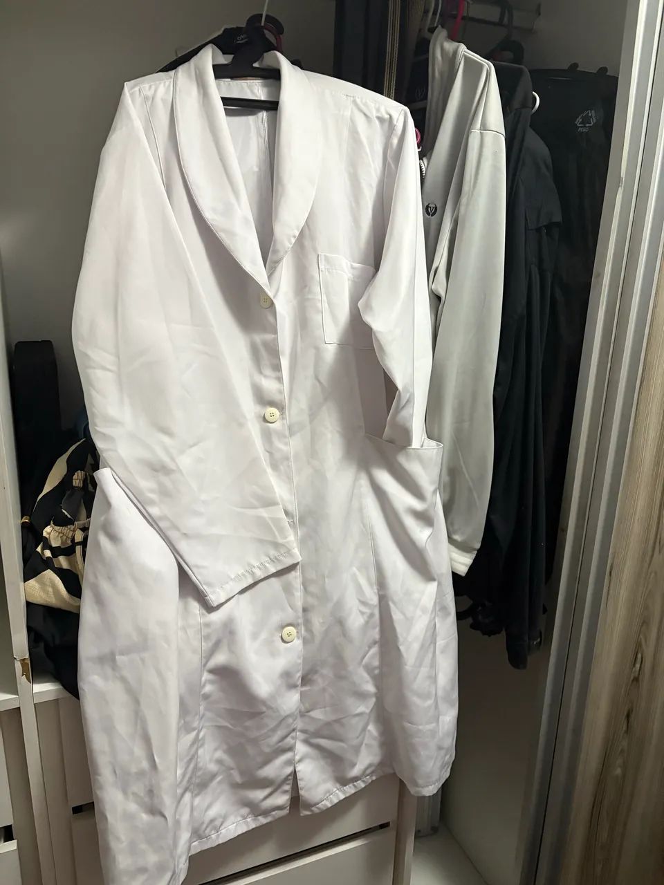 Jaleco feminino branco  - Foto 2