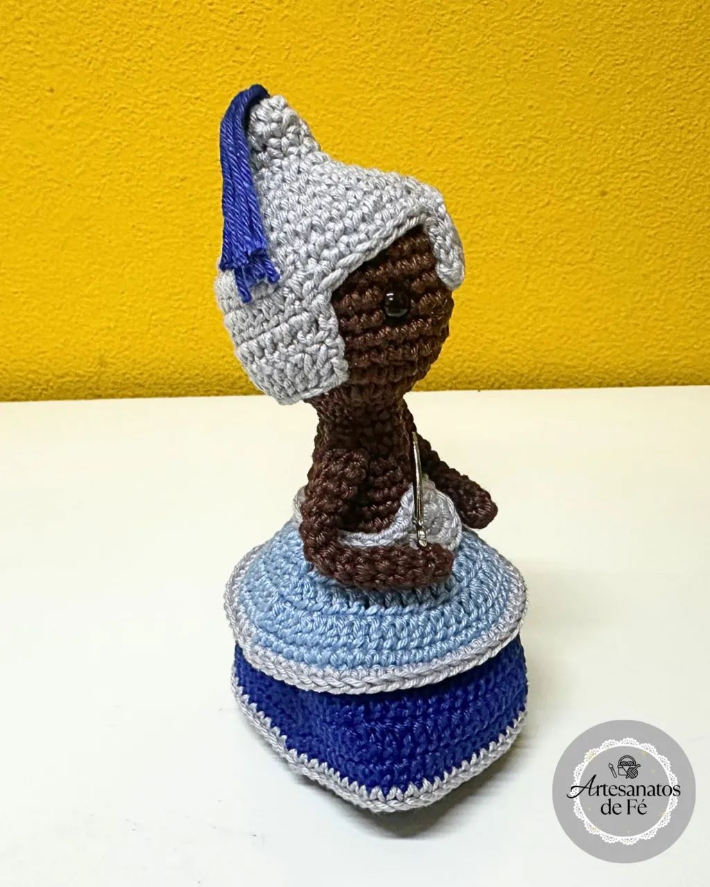Amigurumi Crochê Ogum - Orixás Umbanda - Foto 2