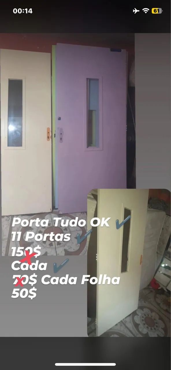 Portas de madeira 