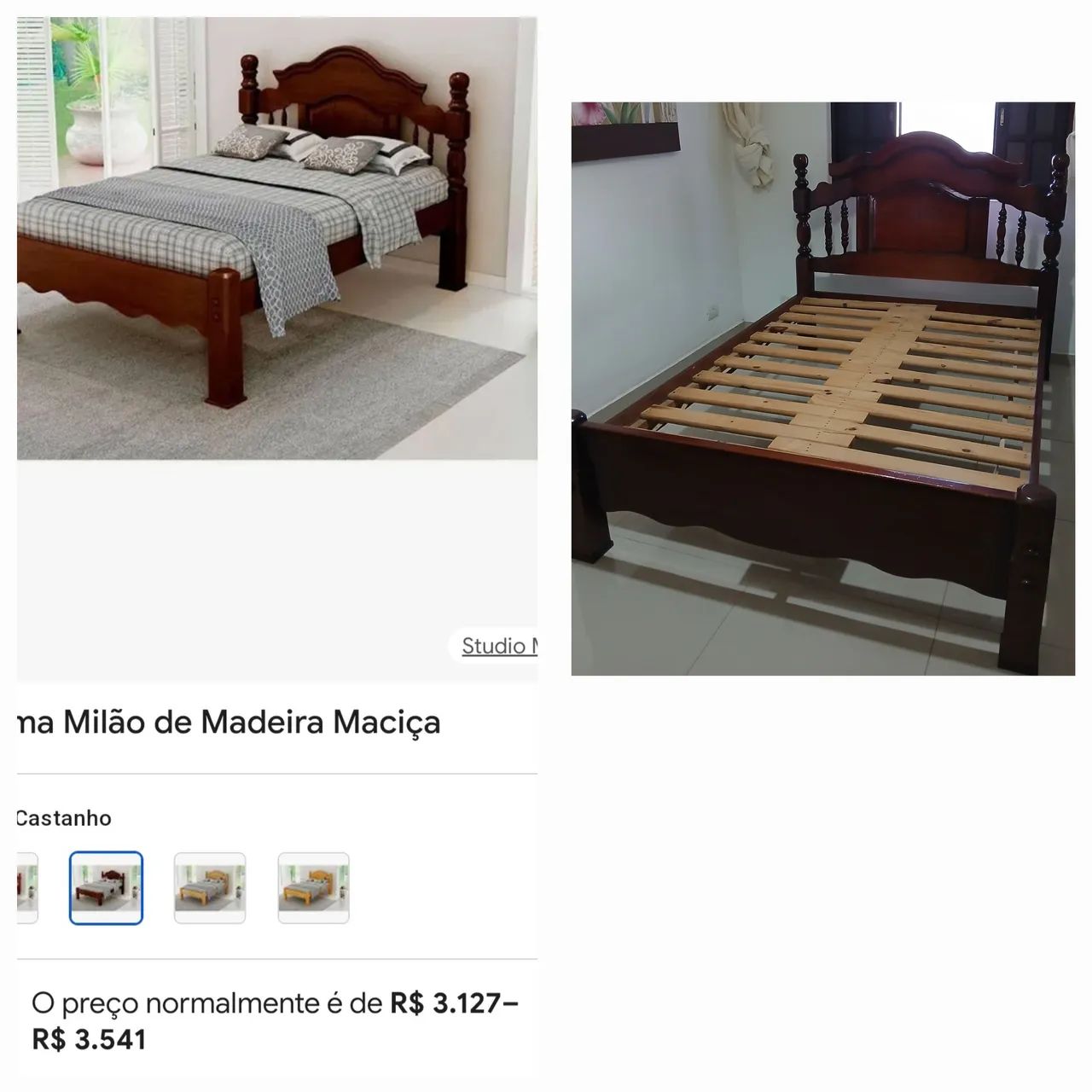 Cama e penteadeira  - Foto 2