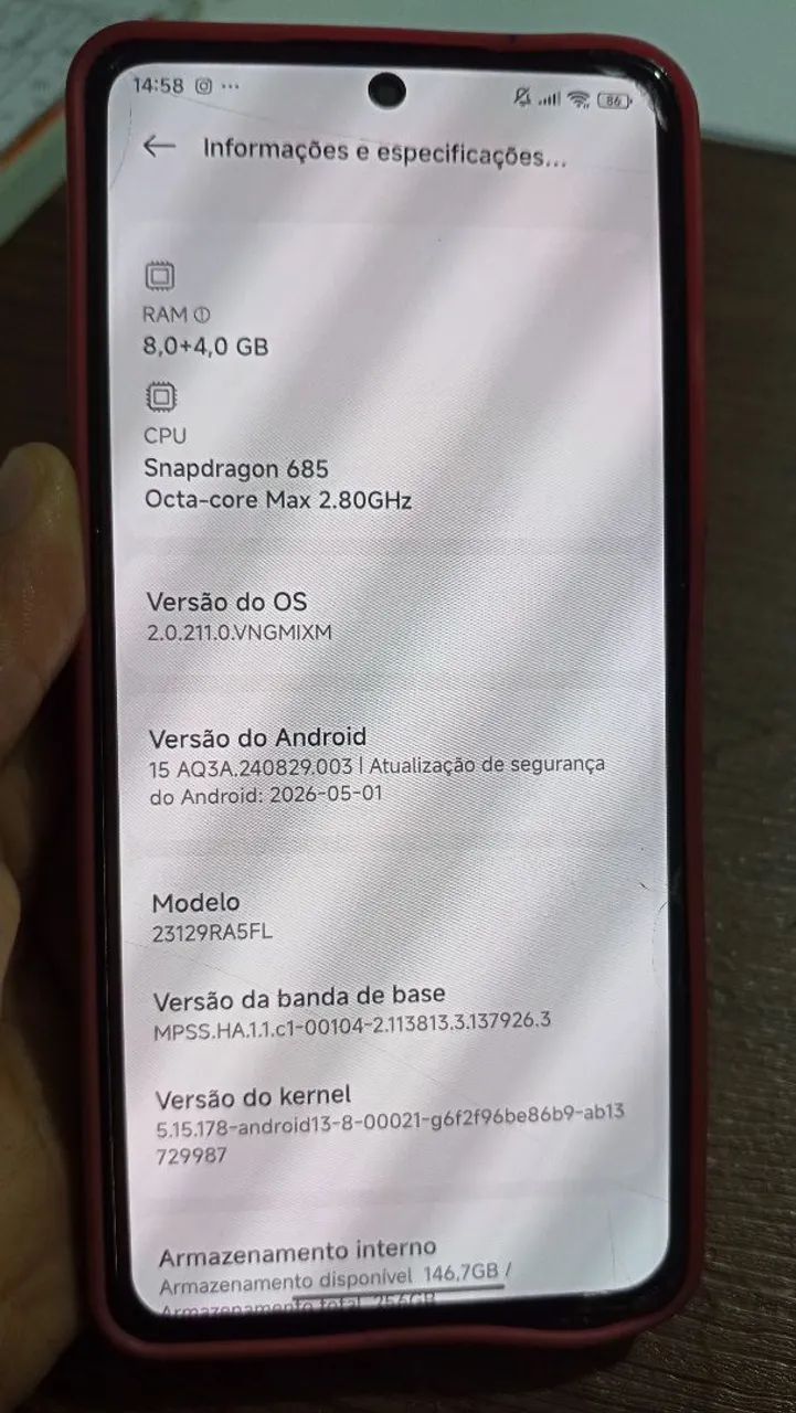 Vendo redmi 13 256g 
