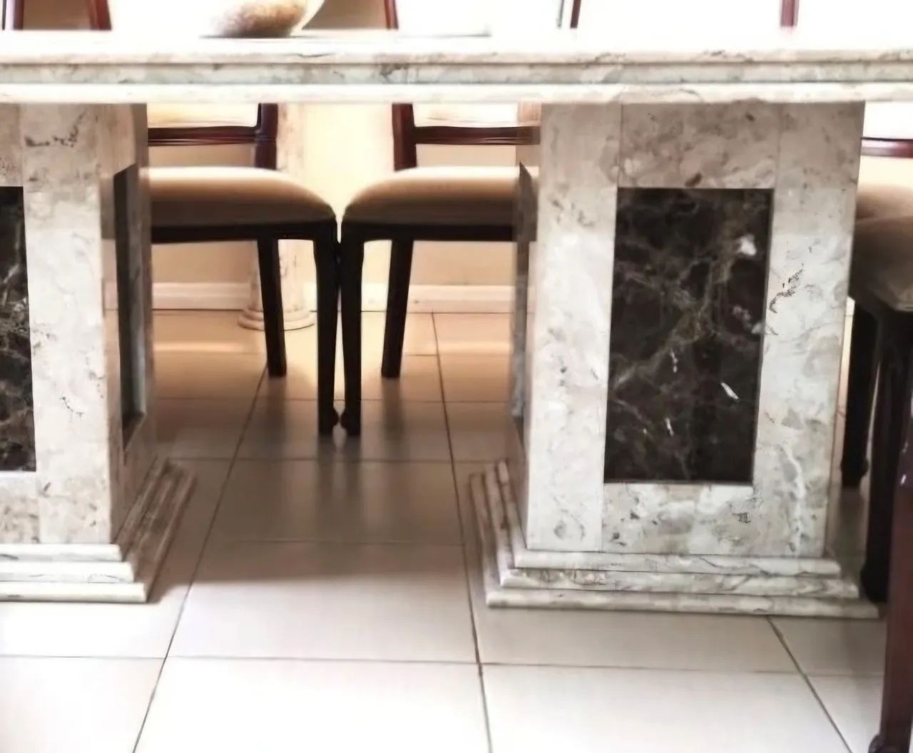 Mesa de mármore Travertino  - Foto 4