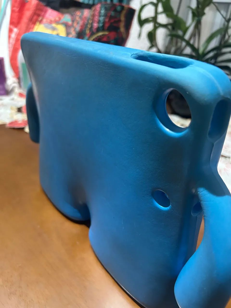 Capinha infantil para ipad com bracinhos azul - Foto 3