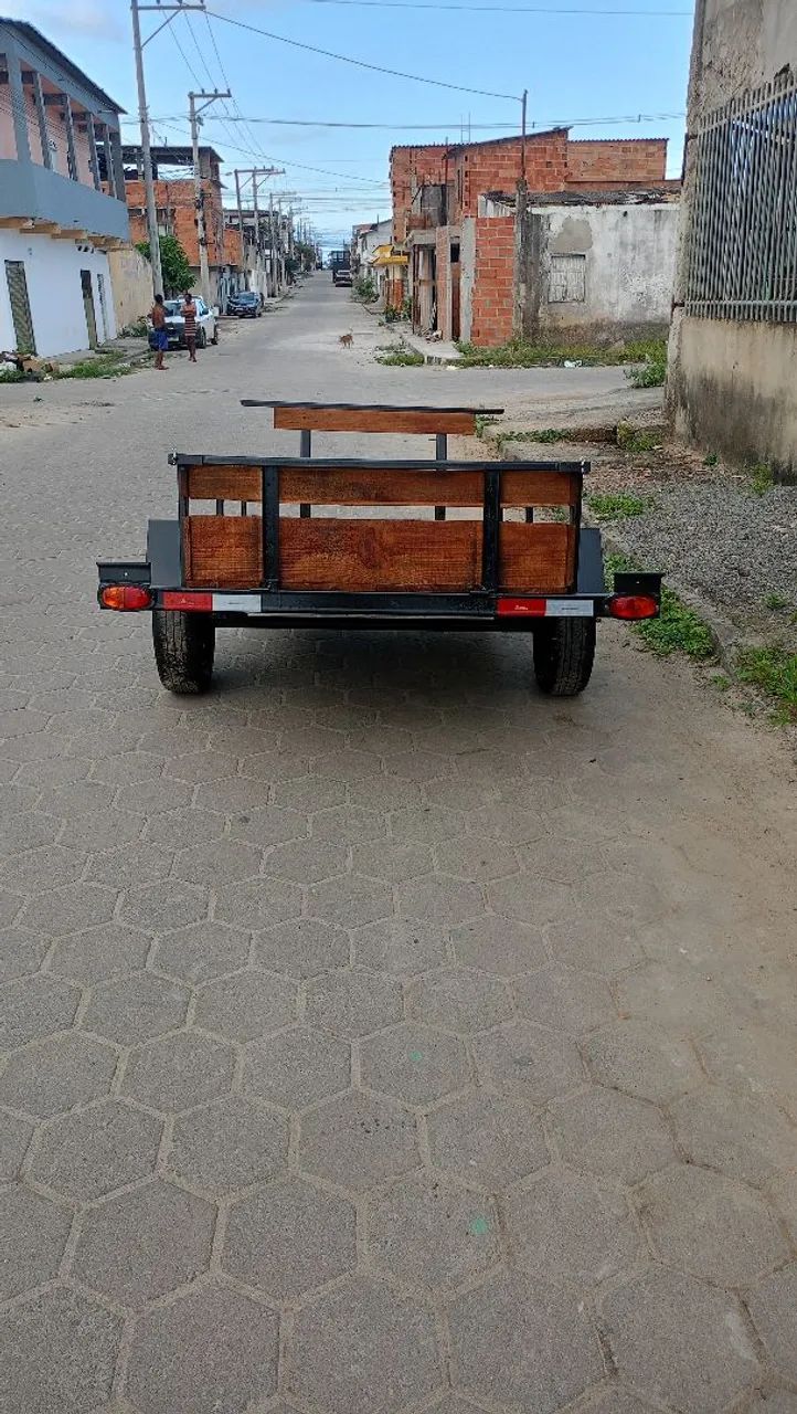 Vendo carretinha, fabricação própria. - Foto 3