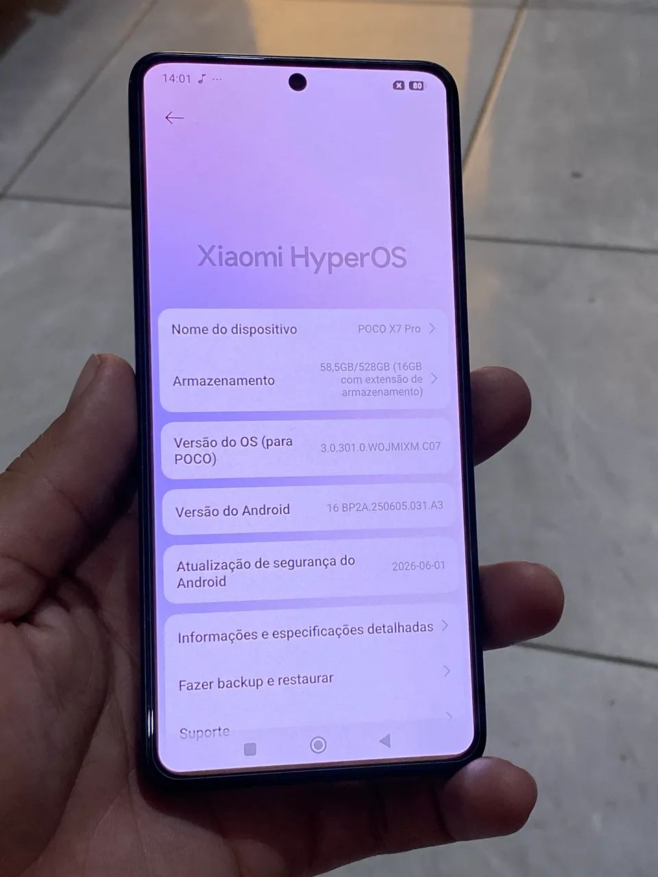 Xiaomi POCO X7 PRO 512 GB R$1.250 - Foto 3
