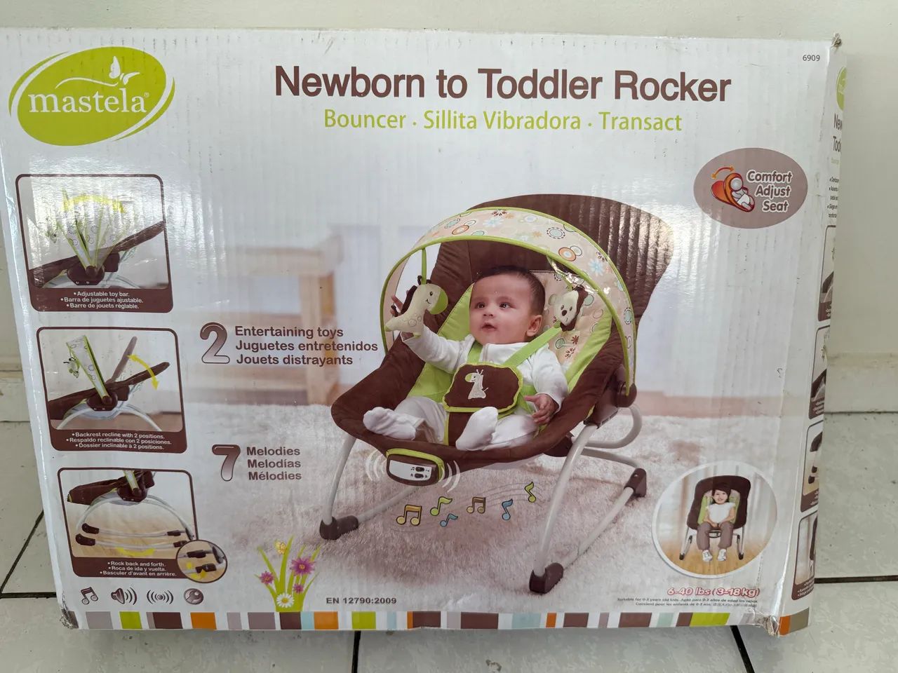 Cadeira de Descanso Mastela para Criança até 18Kg - Foto 4