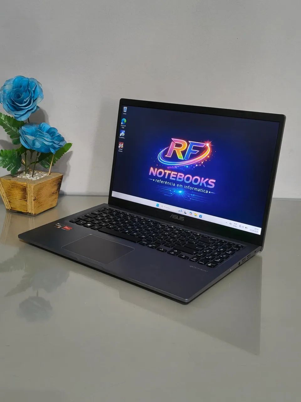 Notebook asus ryzen 5 8gb ram ssd 256gb placa de vídeo 2gb - Foto 3