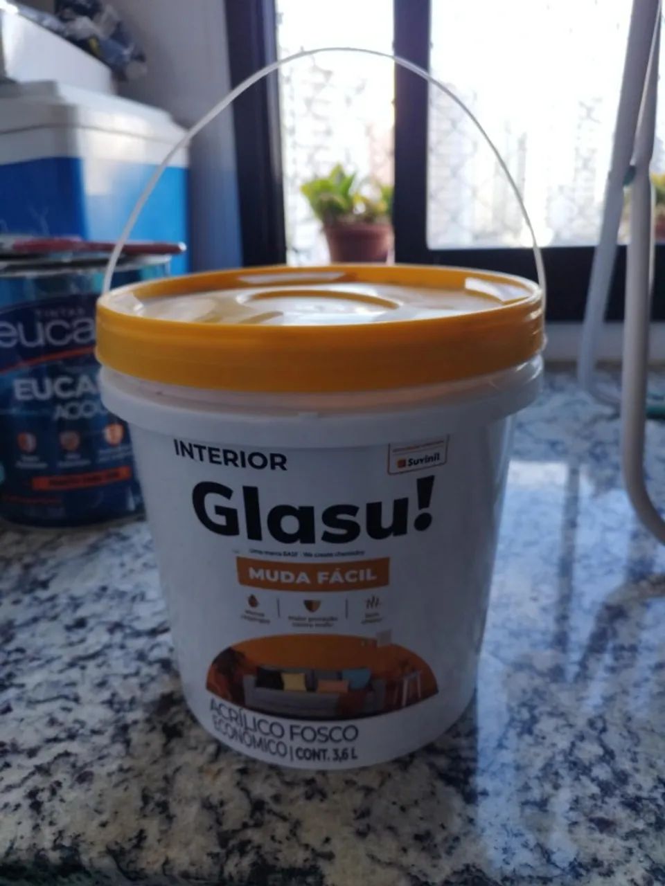 Tinta Suvinil Glasu! Muda Fácil Acrílica Fosca 3,6 L - Cor Areia - Foto 2