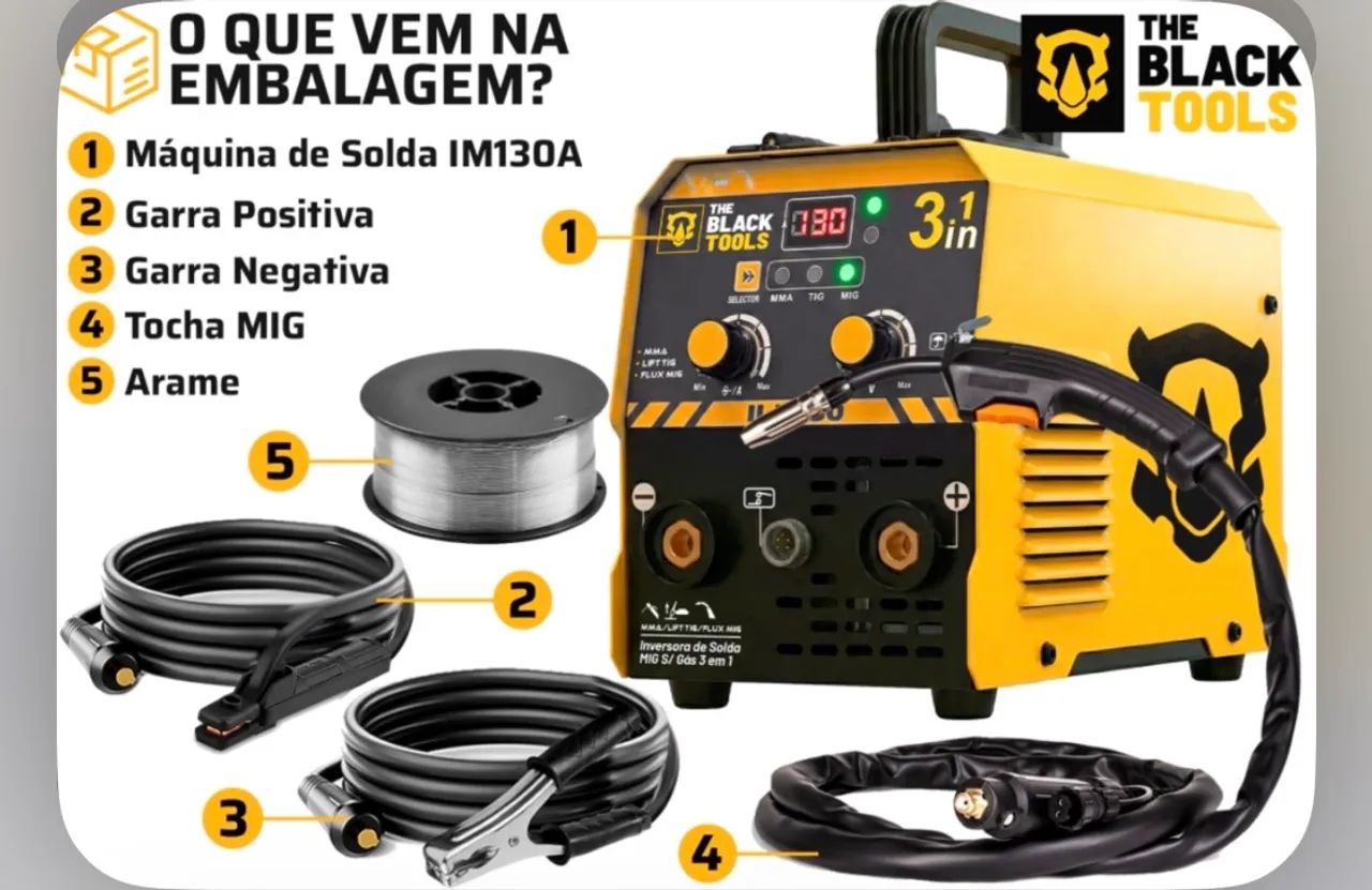 Máquina de solda seminova