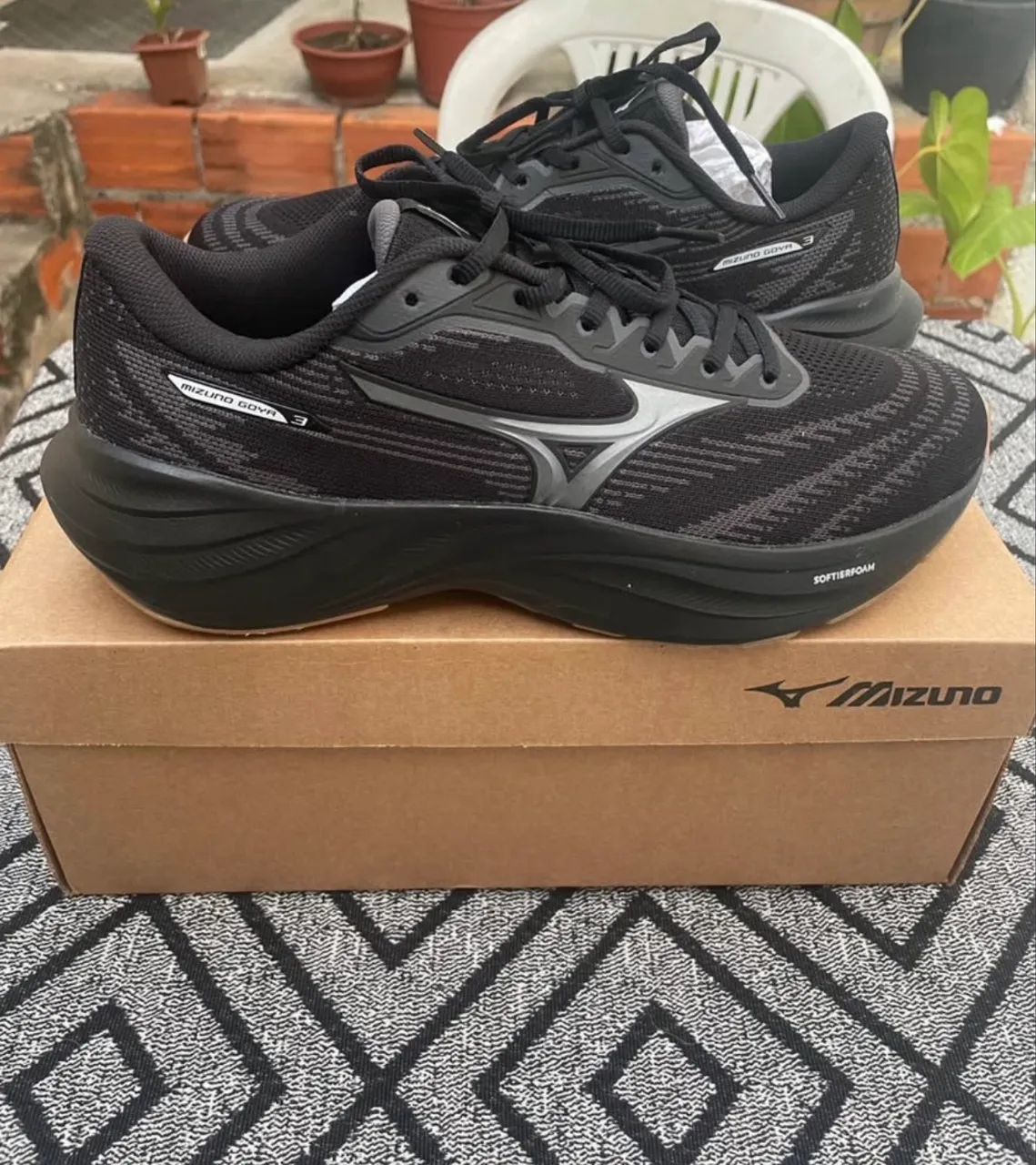 Mizuno Wave Goya 3 Preto - Usado 1x (Estado de Zero) + Caixa - Foto 4