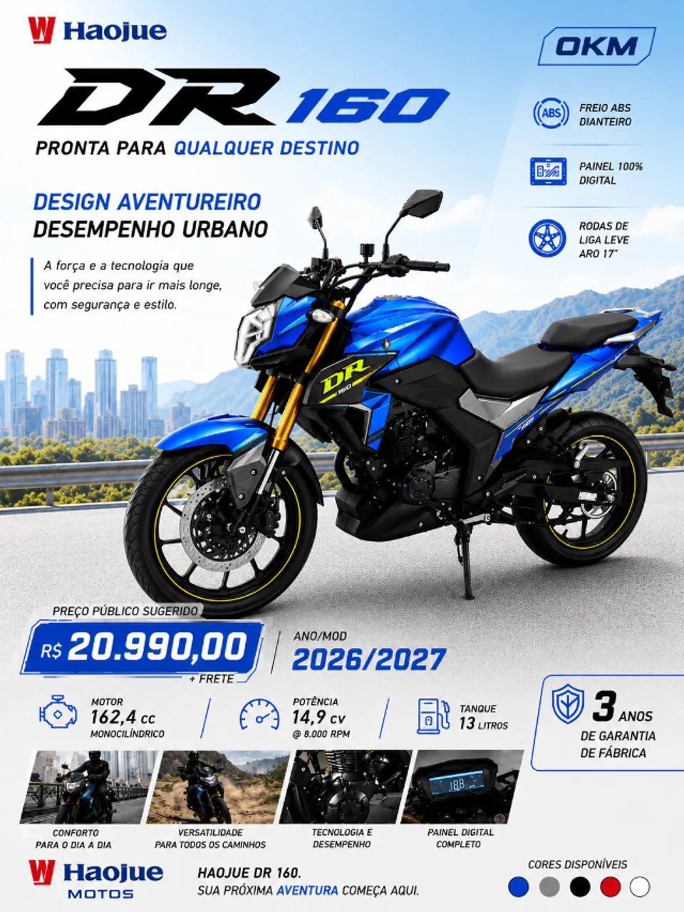 DR160 2026/2027 OKM
