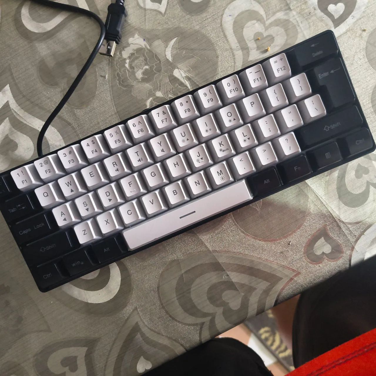 Teclado 61-key RGB backlight mini