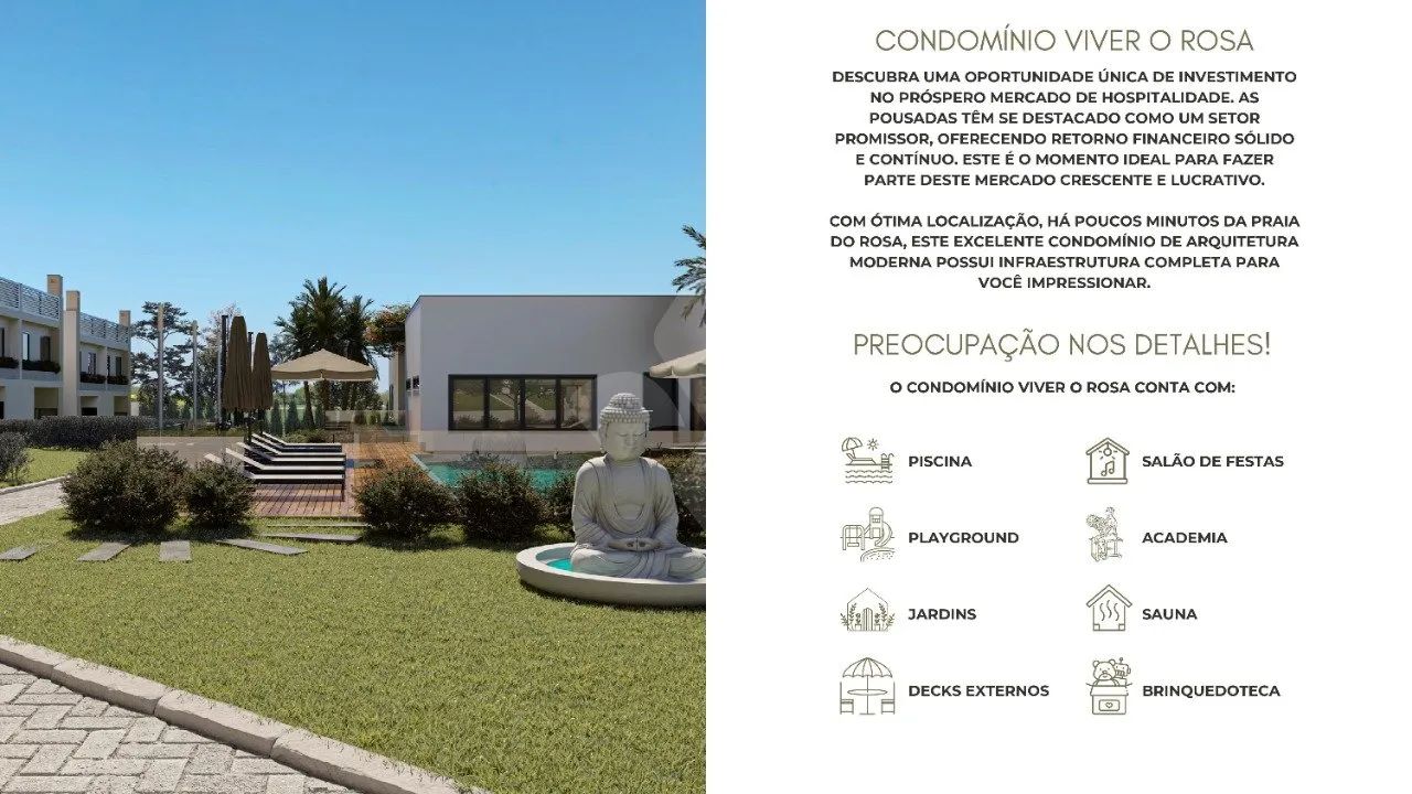 Casa com 3 quartos, em Condomínio Ibiraquera - Praia do Rosa/SC - Foto 4