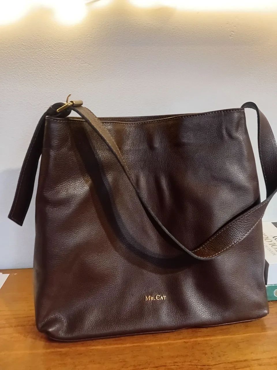 Bolsa de couro MR.CAT NOVA
