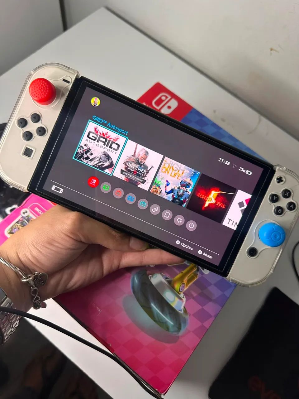 Nintendo Switch Oled Desbloqueado  - Foto 4