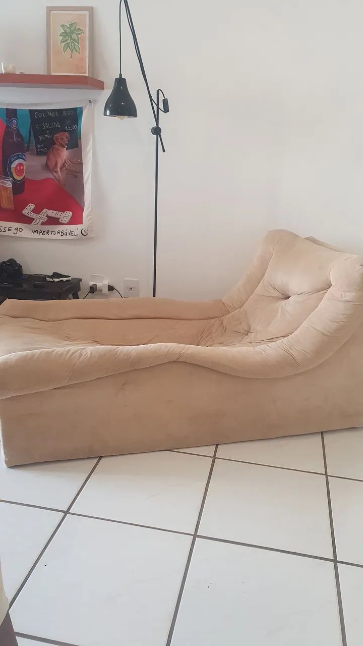 Chaise Suede com cupim