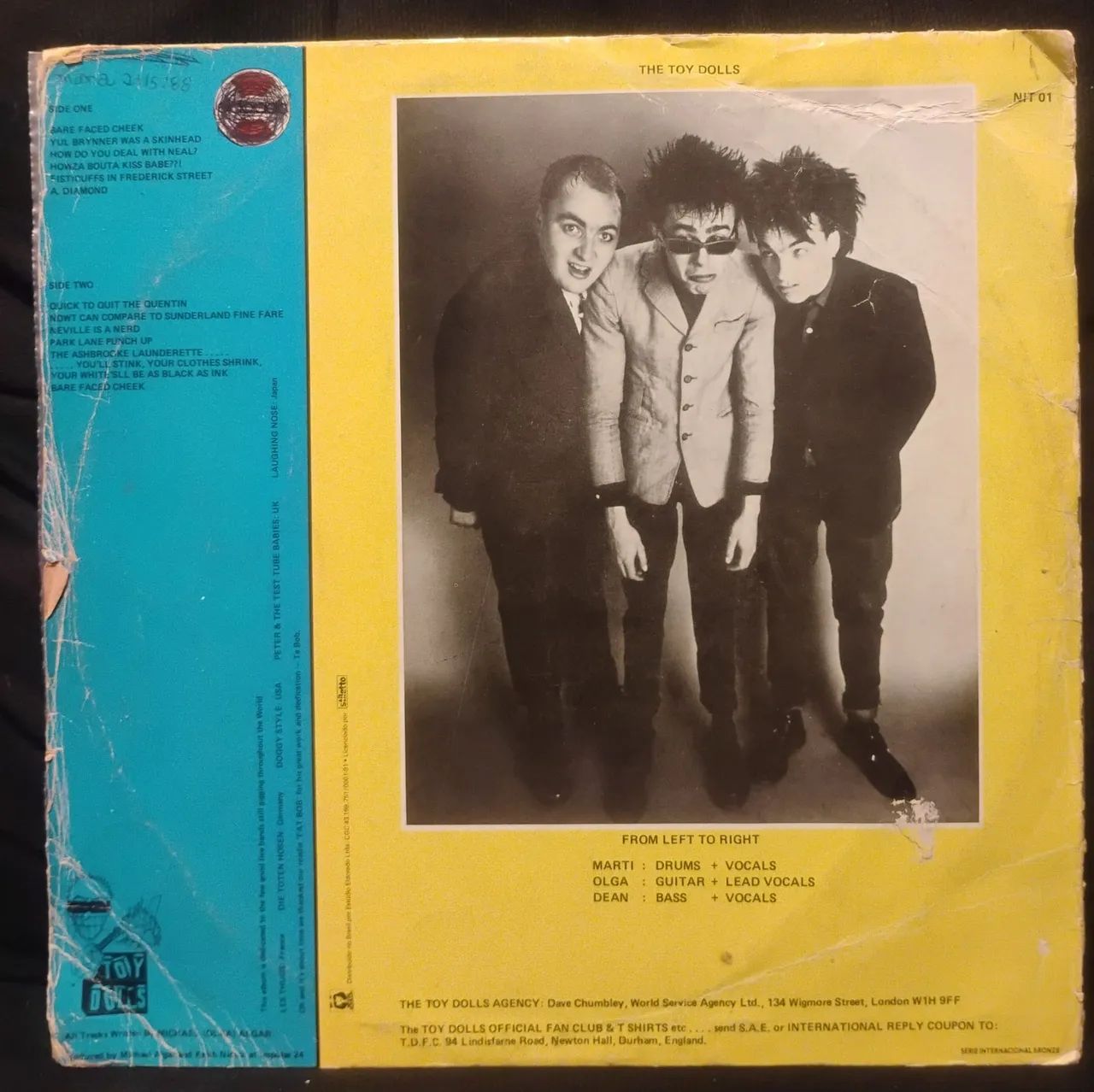 Vinil Toy Dolls - Bare Faced Cheek (Disco, LP) - Foto 2