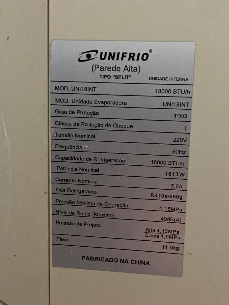 Ar condicionado unifrio  - Foto 2
