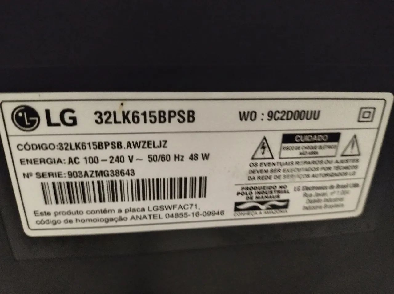 TV SMART LG 32 POLEGADAS