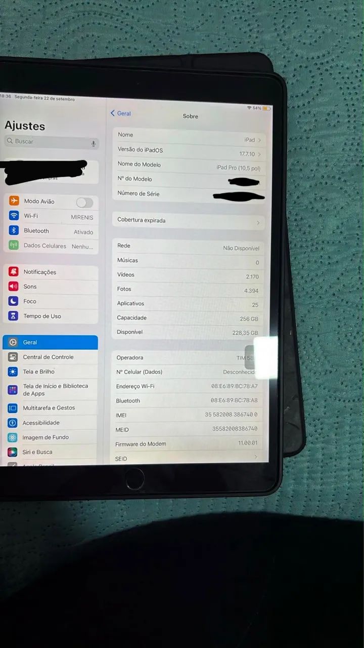 Vendo iPad Pro 256gb