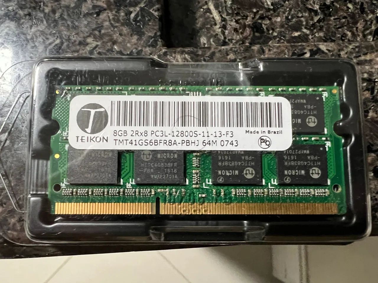 Memória RAM Teikon 8Gb DDR3 PC3L SODIMM