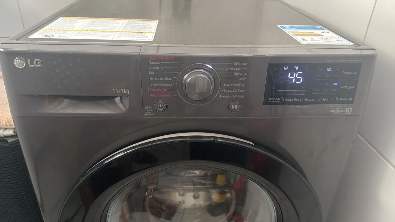 LAVA E SECA LG 11/7kg  ESTADO DE NOVA - Foto 2