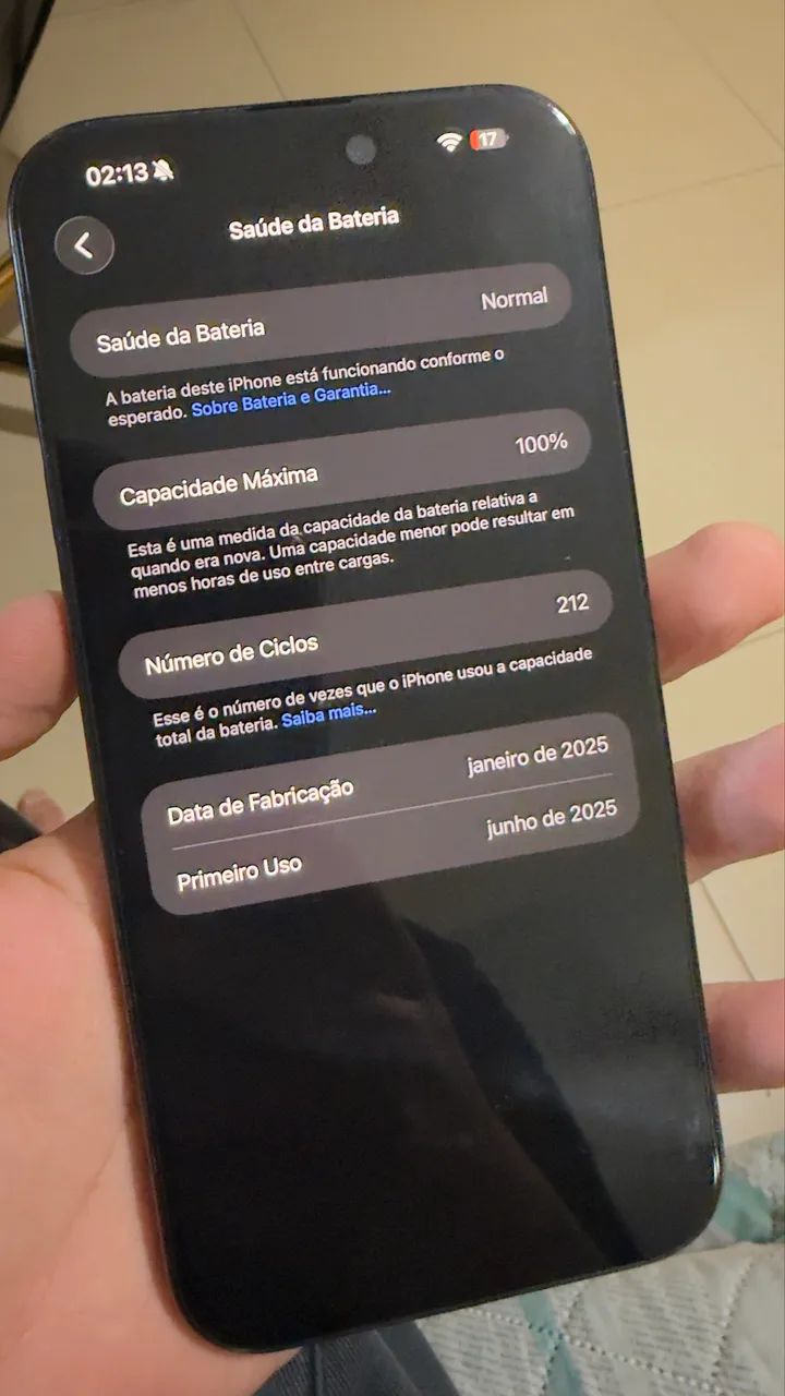 iPhone 16 pro Max  celular original nunca foi aberto  - Foto 4