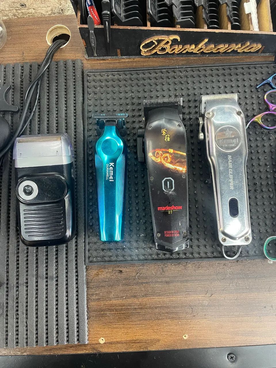 Kit barbeiro completo.