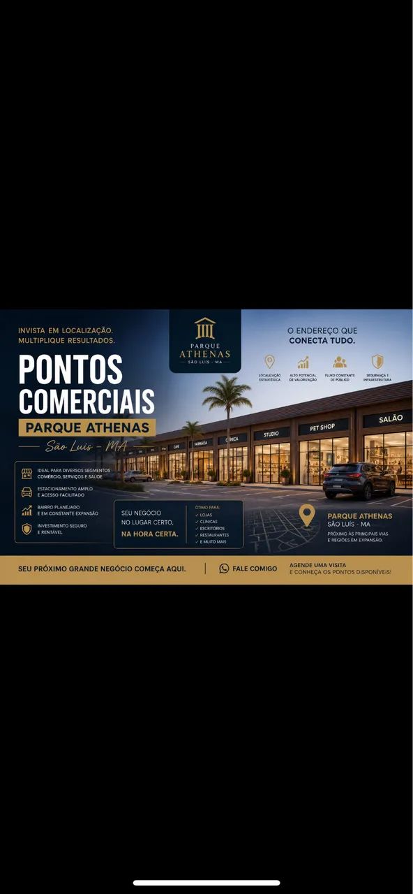 Aluga se pontos comerciais 