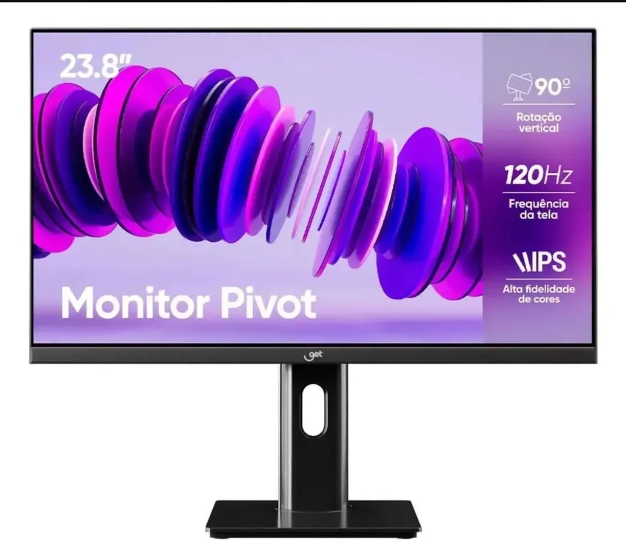 Monitor pivot goldentec 23" 120hz