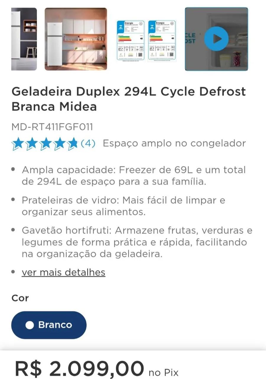 GELADEIRA MIDEA  - Foto 4