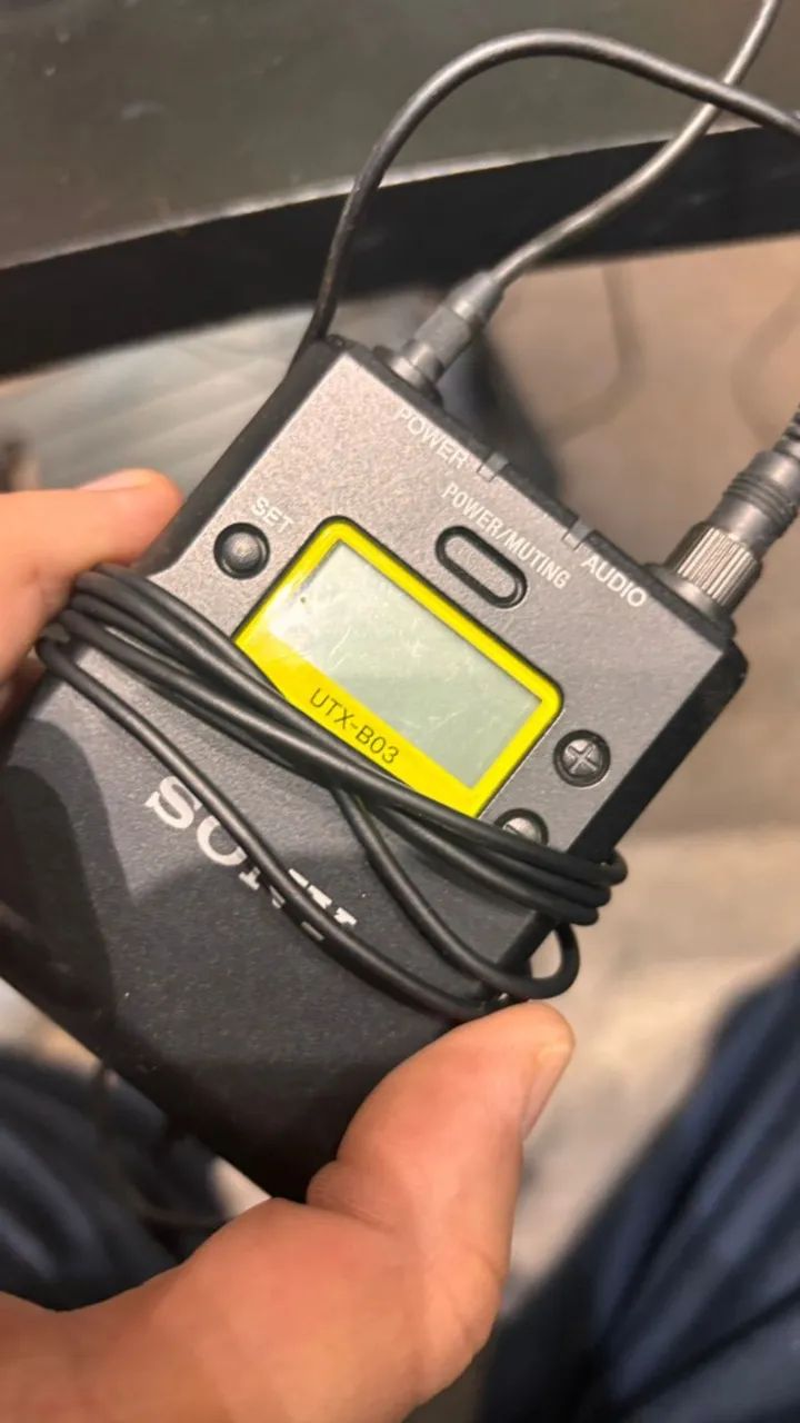 Lapela Sony URX P03 - Microfones e Gravadores - Vila Nogueira