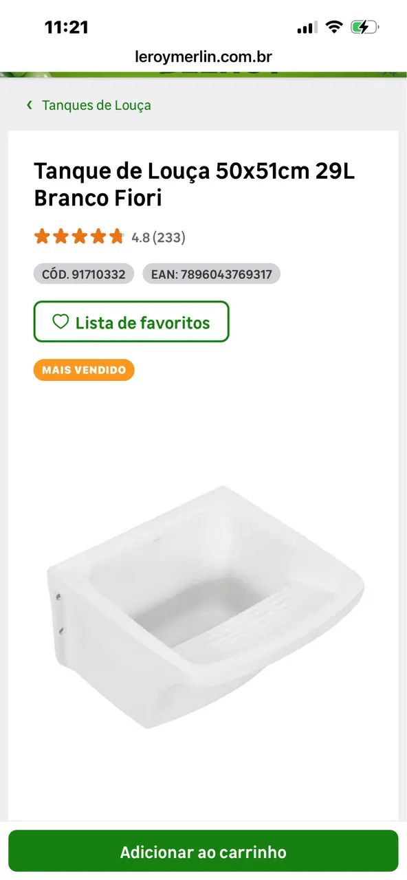TANQUE DE CERÂMICA  - Foto 2