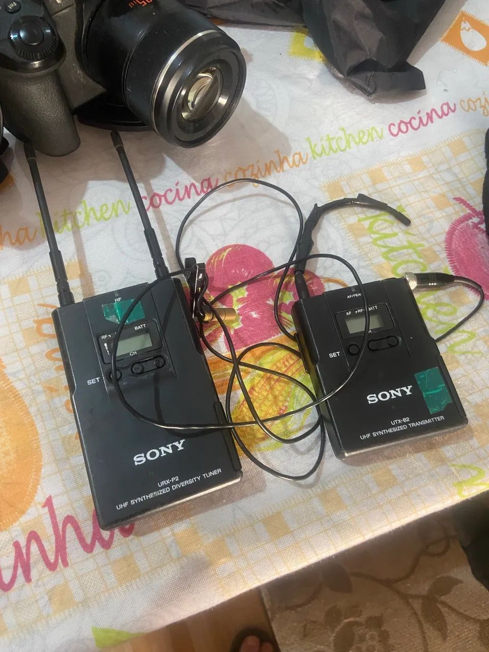 2 Microfones lapelas sem fio Sony - Foto 4