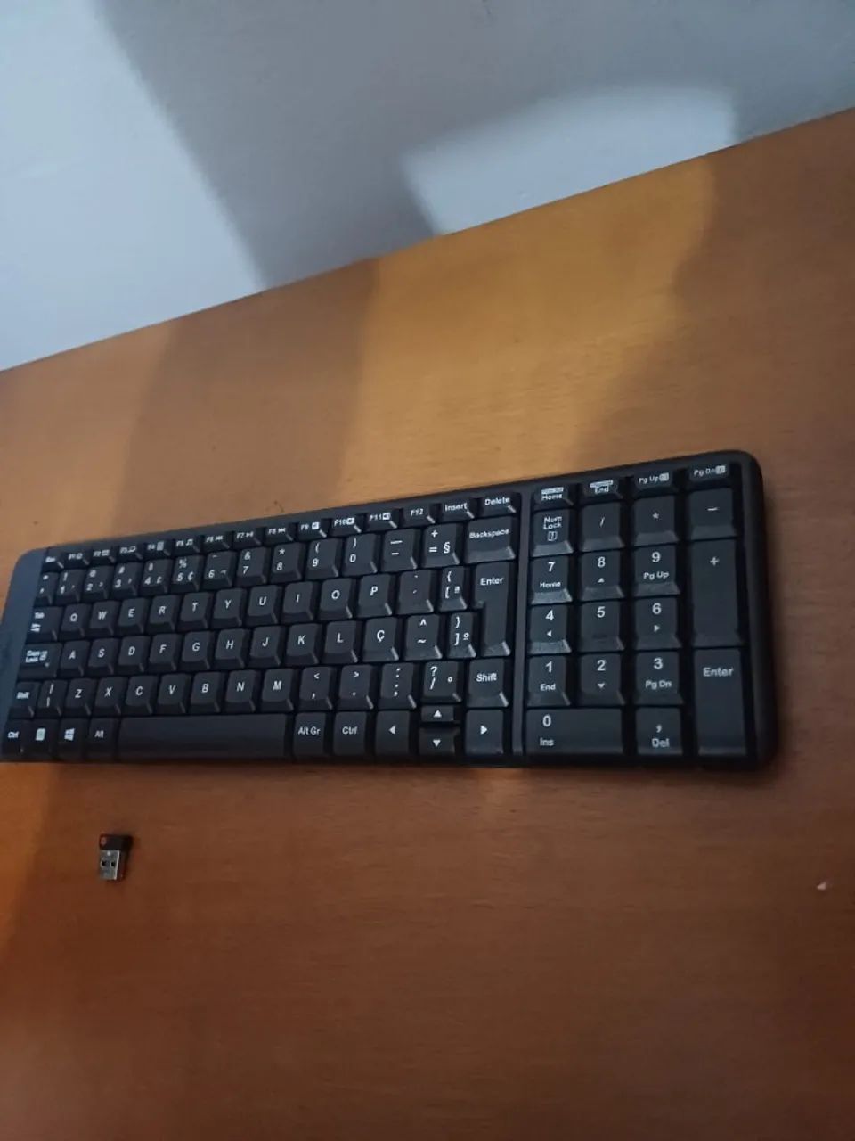 Teclado Sem Fio Logitech K220 Praticamente Novo (Lê a Descrição) - Foto 4