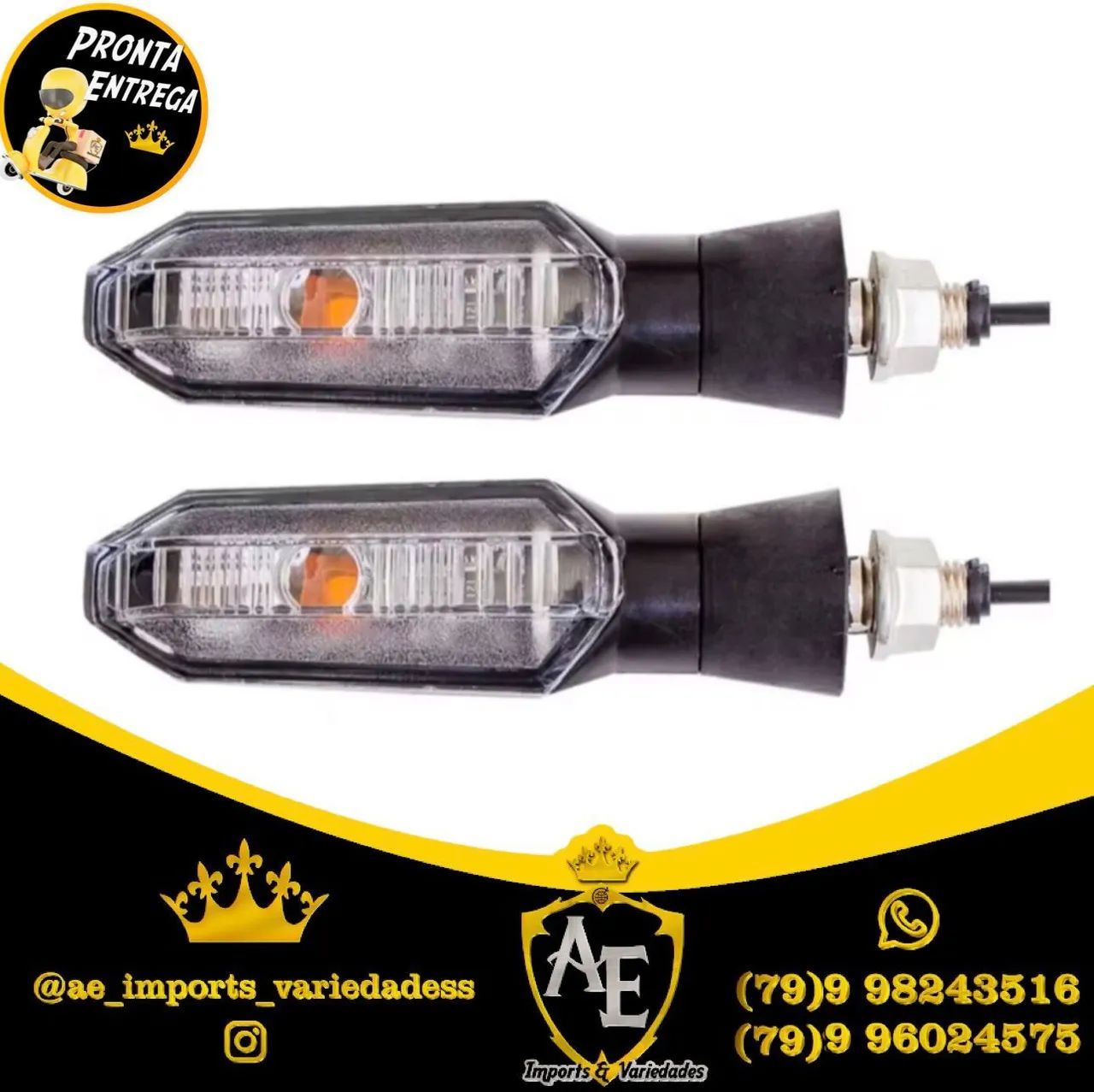 Pisca de led para moto