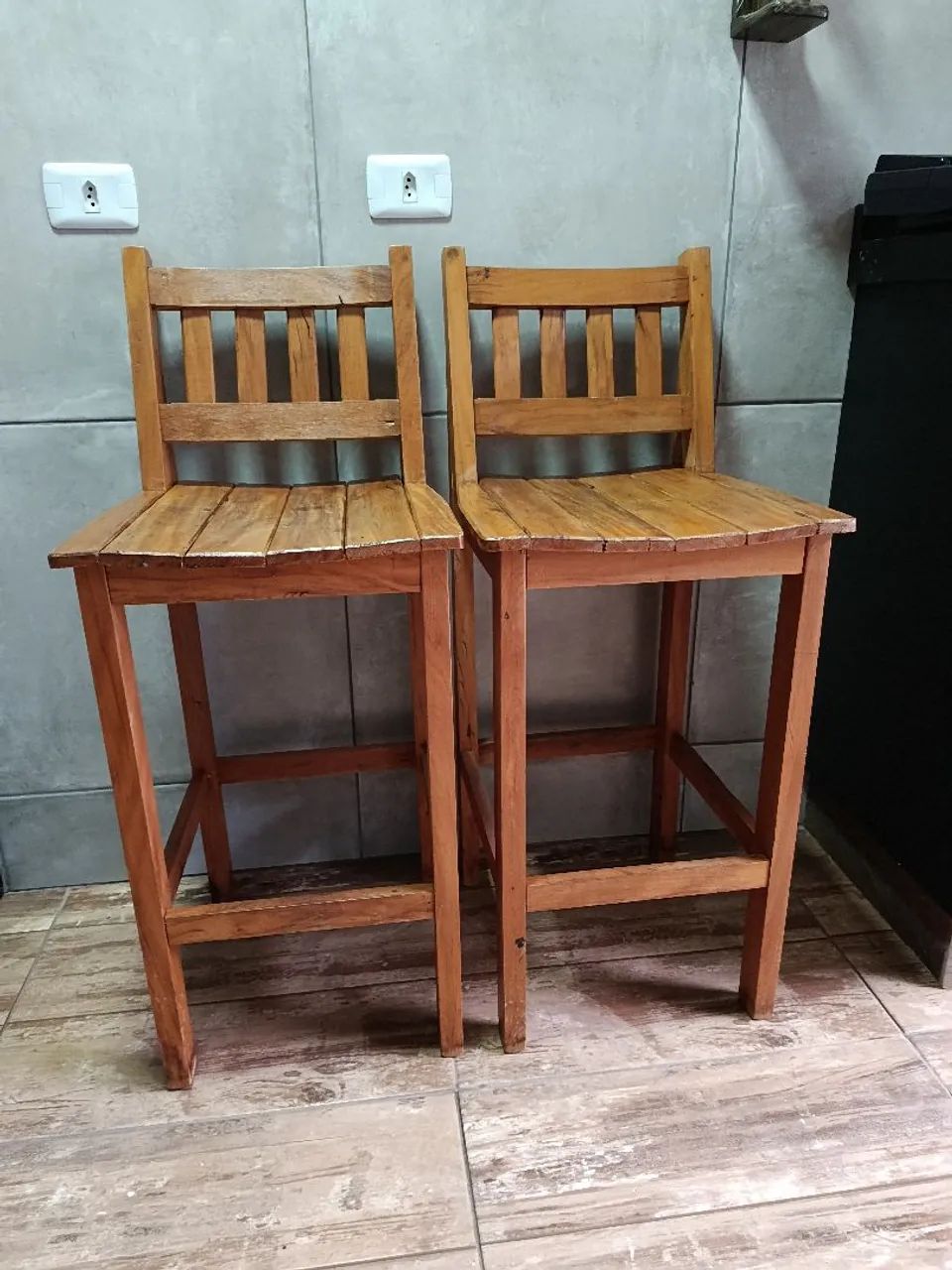 2 banquetas 100% PEROBA !!