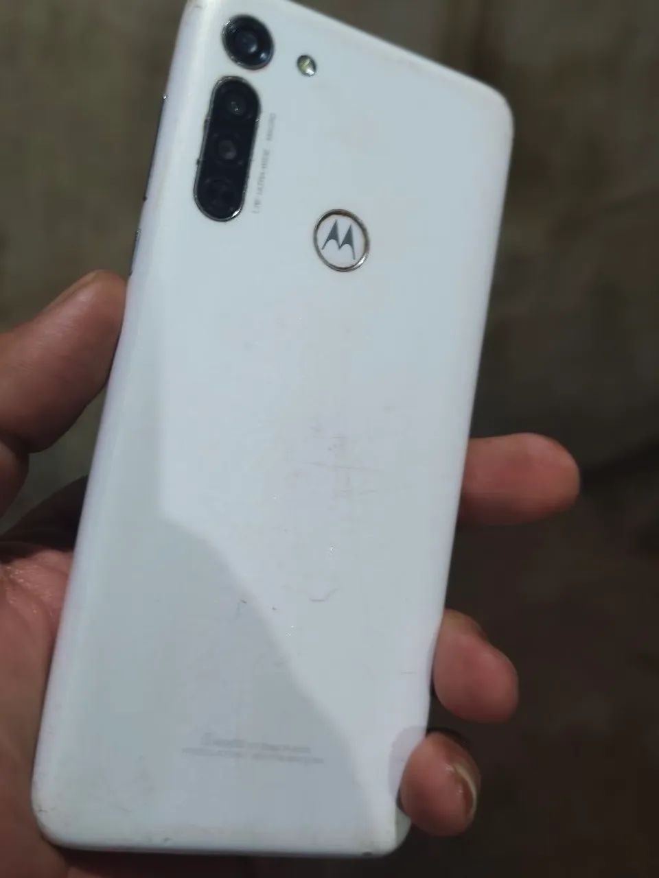 Moto G 8 branco 5 G 2 chips